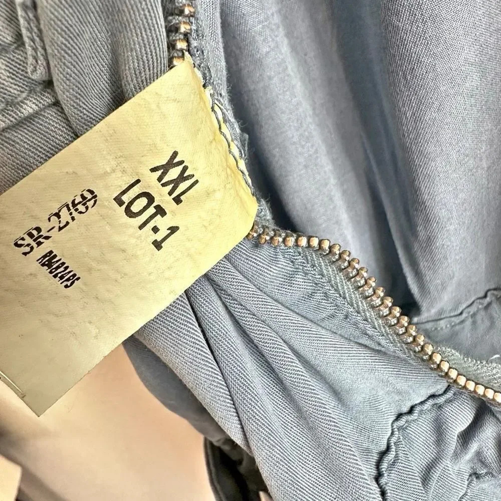 BDG x URBAN OUTFITTERS | Tori Blue Zipper Lyocell Utility Jumpsuit Belted | XXL - Picture 9 of 11
